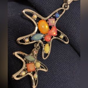 Jeweled Starfish Statement necklace 🐠